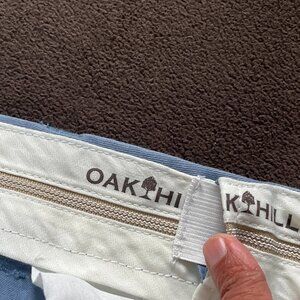 Oak Hill Brand Men's Chino short Size 40 Sky blue type Cotton